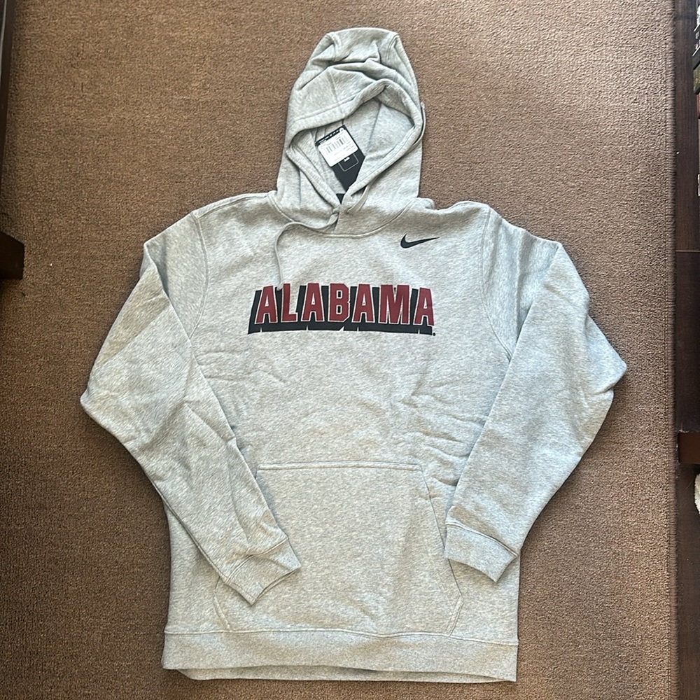Nike, Alabama pull over men’s grey sweatshirt in size large by